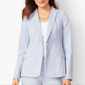 Talbots Seersucker blazer